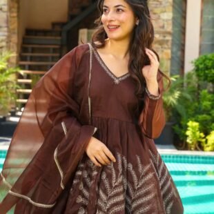 Embroidered Work Beautiful Designer Suit