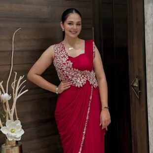 🔥✨ NEW SUPER TRENDING READY-TO-WEAR EMBROIDERY SAREE ✨🔥