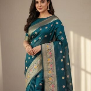 🔥 EXCLUSIVE SOLID KORA ORGANZA SAREE 🤩