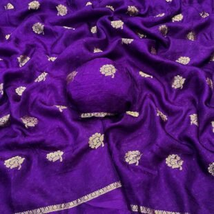 Pure Soft Viscose Khadi Silk Saree