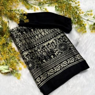 ✨ NEW LAUNCH –PREMIUM CREPE GAJJI SILK SAREE ✨