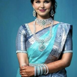 ✨Art Silk Jacquard Border Saree ✨